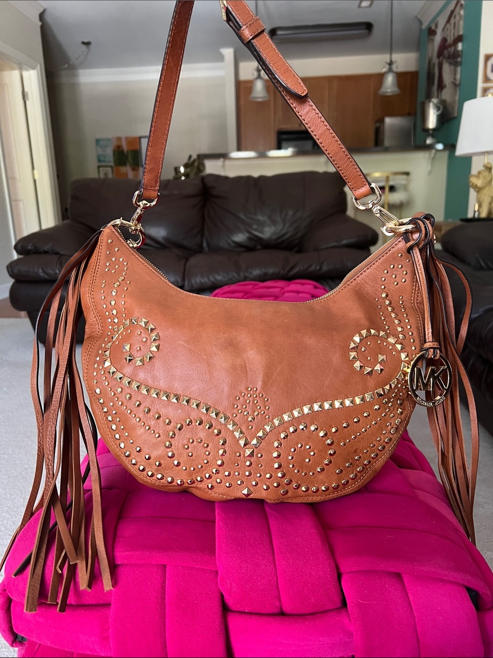Michael Kors Rhea Hobo Bag - Picture 2 of 16